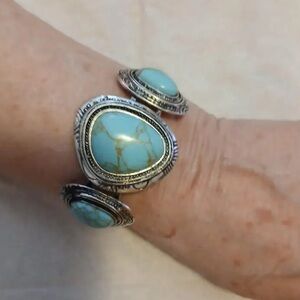 Anthropologie Western Vintage Bohemian Cuff Bangle Bracelet NEW